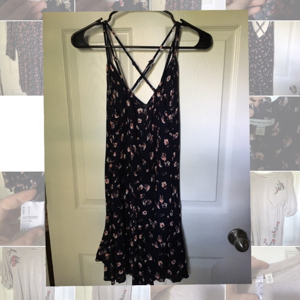 AEO Floral Sundress Size 10